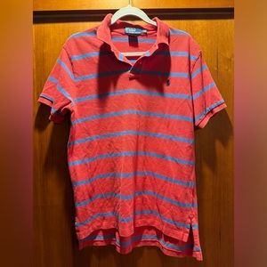 Polo Ralph Lauren 💛 polo red with blue stripes, size L